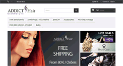 Desktop Screenshot of addict-hair.com