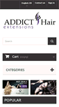 Mobile Screenshot of addict-hair.com